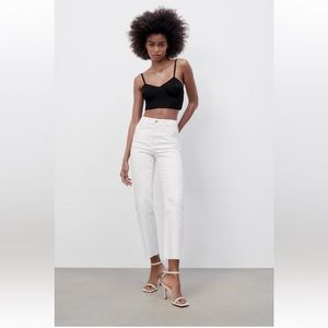 Zara “High Rise Mini Flare Jean”